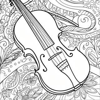 Violin Coloring Page 39757-32988