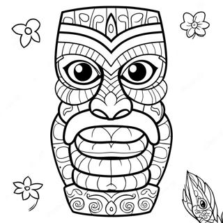 Tiki Coloring Page 39767-32991