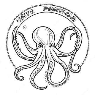 Seattle Kraken Logo Coloring Page 39777-32994