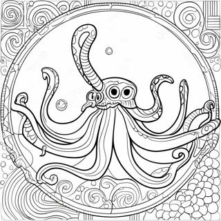 Seattle Kraken Logo Coloring Page 39777-32995