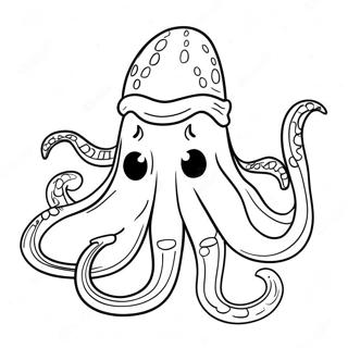 Seattle Kraken Mascot Coloring Page 39778-33002