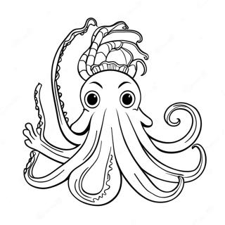 Seattle Kraken Mascot Coloring Page 39778-33003