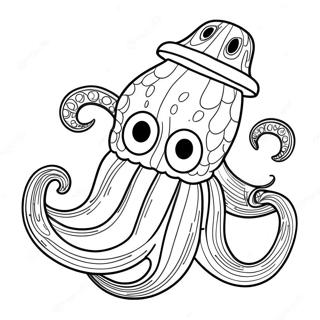 Seattle Kraken Mascot Coloring Page 39778-33004