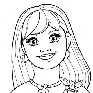 Barbie Skipper Coloring Pages