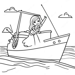 Adventurous Barbie Skipper Coloring Page 39788-33011