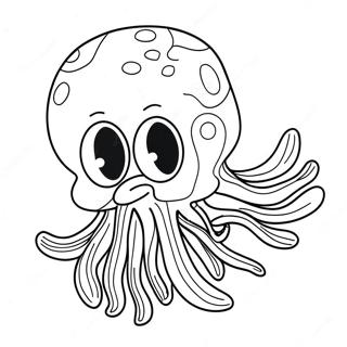 Spongebob Jellyfish Coloring Page 39797-33014