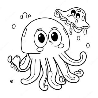 Spongebob Jellyfish Coloring Page 39797-33016