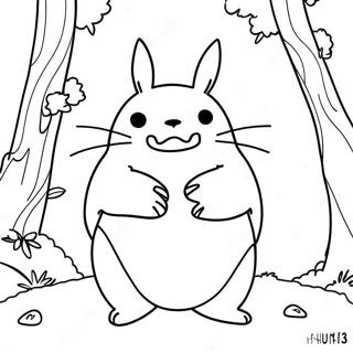 Totoro Coloring Page 3980-3219