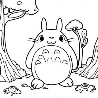 Totoro Coloring Page 3980-3220