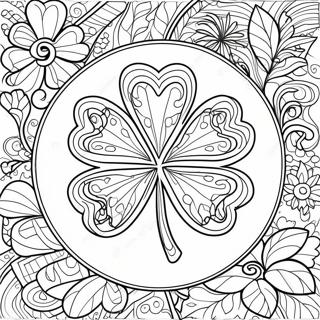 Lucky Shamrock Coloring Page 39818-33033