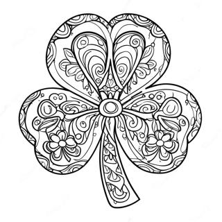 Lucky Shamrock Coloring Page 39818-33034