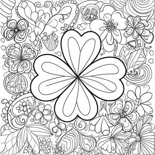 Lucky Shamrock Coloring Page 39818-33035