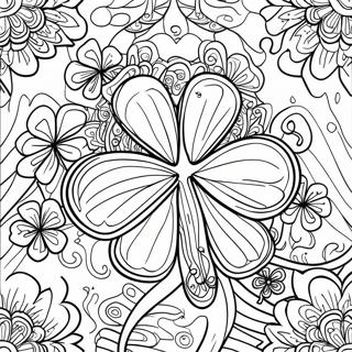 Lucky Shamrock Coloring Page 39818-33036