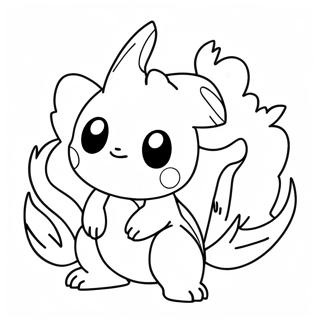 Fire Type Pokemon Coloring Page 39837-33047