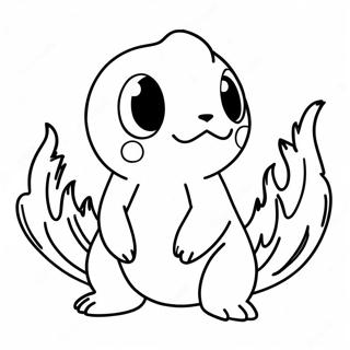 Fire Type Pokemon Coloring Page 39837-33048