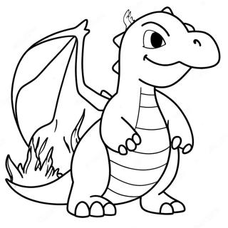 Charizard Breathing Fire Coloring Page 39838-33053