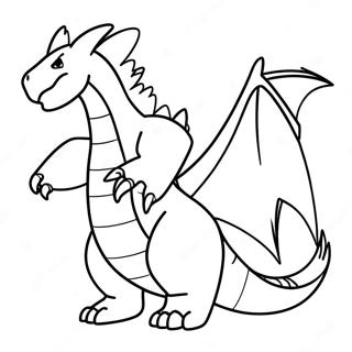 Charizard Breathing Fire Coloring Page 39838-33054