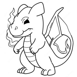 Charizard Breathing Fire Coloring Page 39838-33055