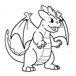 Charizard Breathing Fire Coloring Page 39838-33056