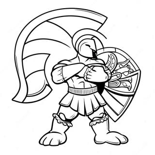 Michigan State Spartans Mascot Coloring Page 39878-33083