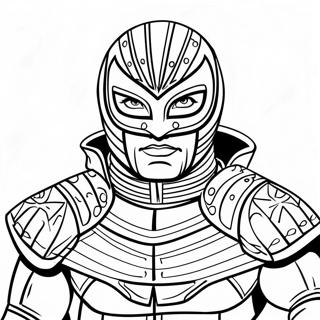 Dominik Mysterio Coloring Page 39887-33095