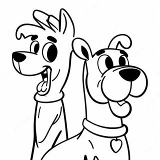 Groovy Scooby Doo And Shaggy Coloring Page 39918-33122