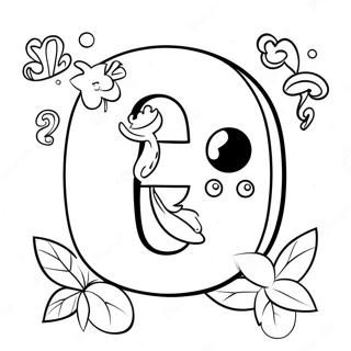 Cute Q Letter Coloring Page 39928-33118