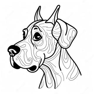 Great Dane Coloring Page 39937-33126