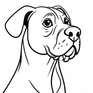 Great Dane Coloring Page 39937-33127