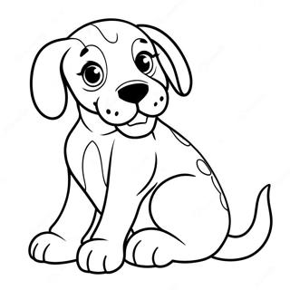 Playful Great Dane Puppy Coloring Page 39938-33130