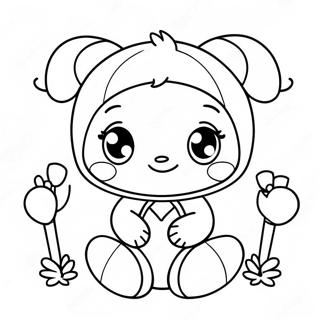 Cute Sml Characters Coloring Page 39958-33155