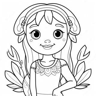 Mia And Me Coloring Pages