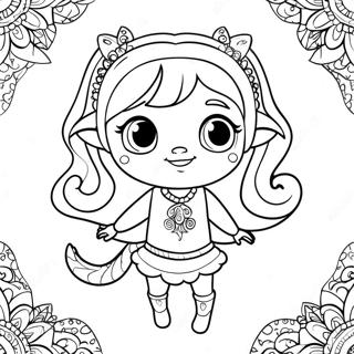 Mia And Me Magical Adventure Coloring Page 39978-33167