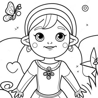 Mia And Me Magical Adventure Coloring Page 39978-33168