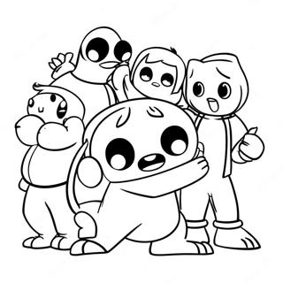 Gang Beasts Characters Coloring Page 39987-33162