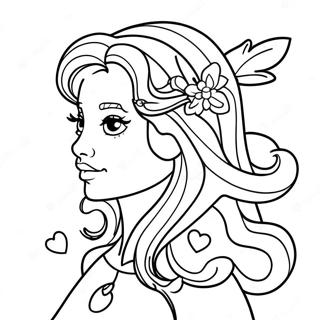 Violet Rainbow High Coloring Page 40007-33178