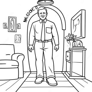 Welcome Home Daddy Coloring Page 40017-33192