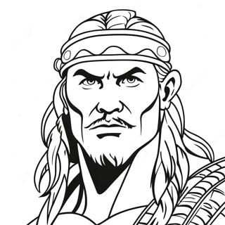 Savage Coloring Page 40027-33198