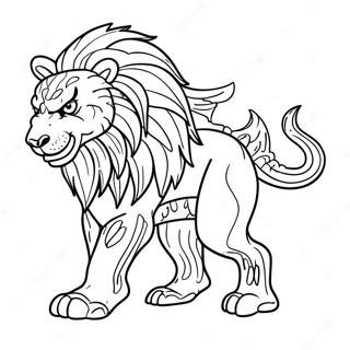 Savage Coloring Page 40027-33200