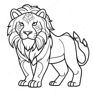 Fierce Savage Animal Coloring Page 40028-33204