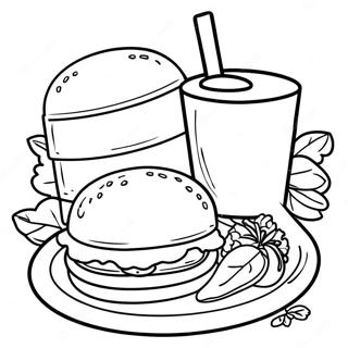 Lunch Coloring Page 40037-33210