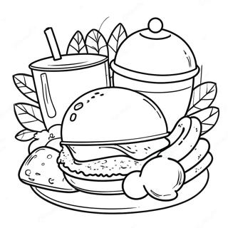 Lunch Coloring Page 40037-33212