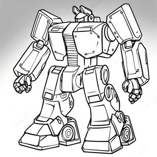 Mecha Builders Coloring Page 40067-33231