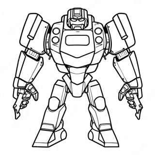 Mecha Builders Coloring Page 40067-33232