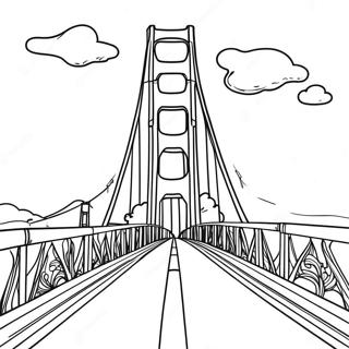 Golden Gate Bridge Coloring Page 40097-33251