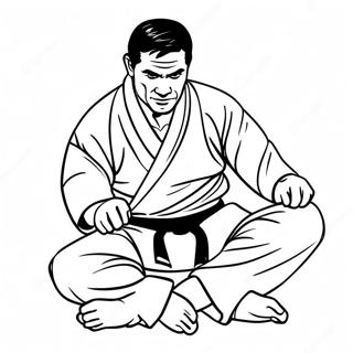 Jiu Jitsu Coloring Page 40107-33263