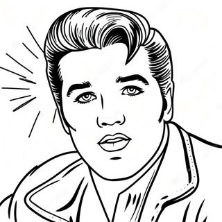 Elvis Coloring Pages