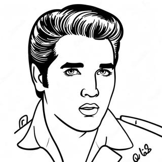 Elvis Coloring Page 4010-3243