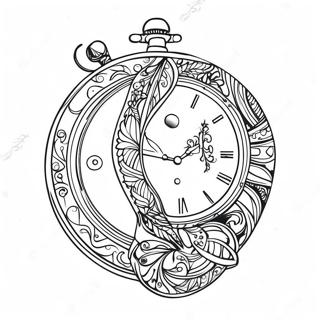 Vintage Watch Coloring Page 40118-33273