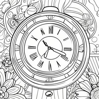 Vintage Watch Coloring Page 40118-33276